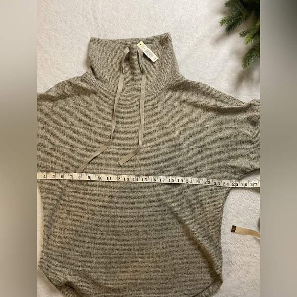 Max Studio Light Gray Cowl Neck Sweater - Picture 4 of 7